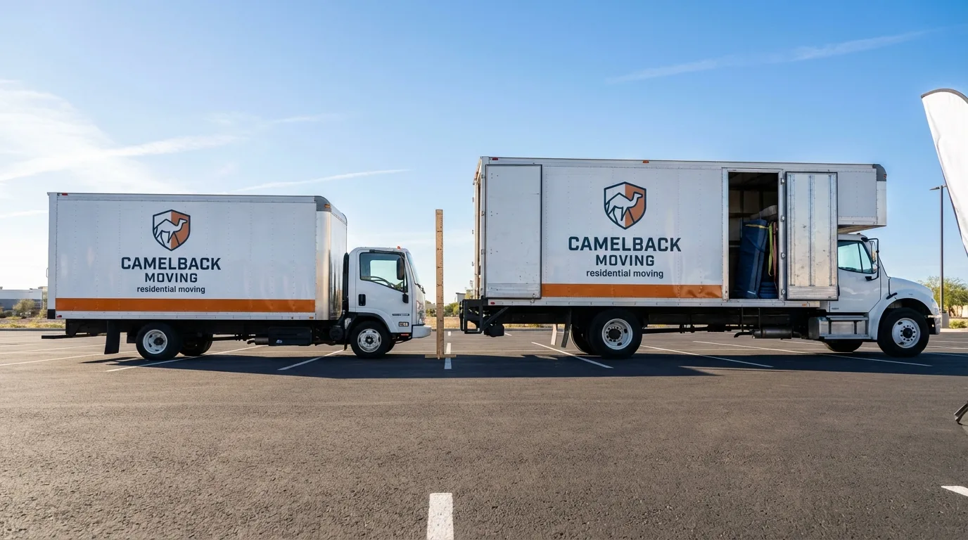 Moving truck size capacity guide in Louisburg